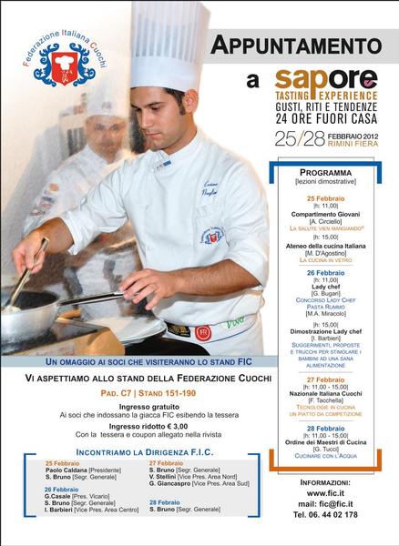 A Sapore-Mia 2012 il 1° Concorso Rummo per Lady Chef organizzato in collaborazione con FIC