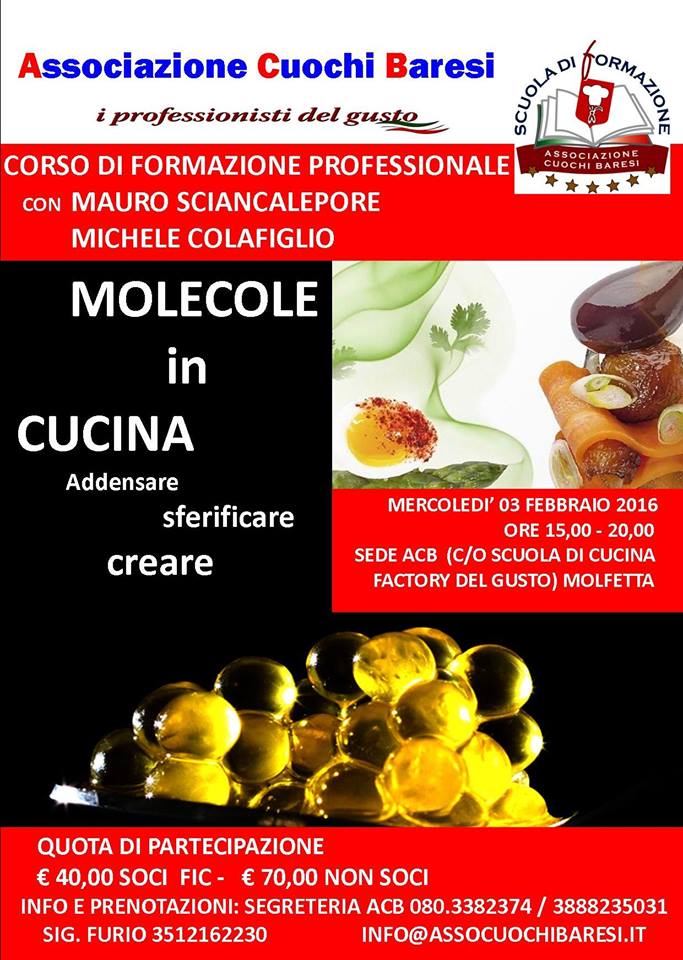 Molecole in cucina