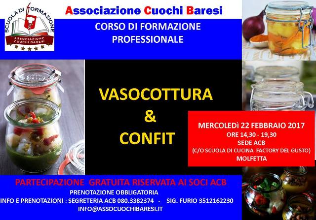 VASOCOTTURA E CONFIT