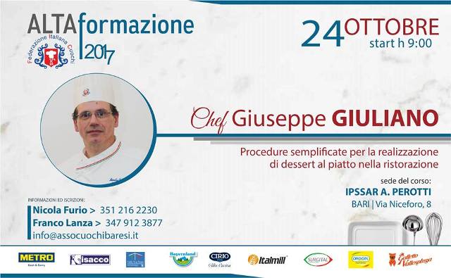 Alta Formazione 2017 Chef Giuseppe GIULIANO