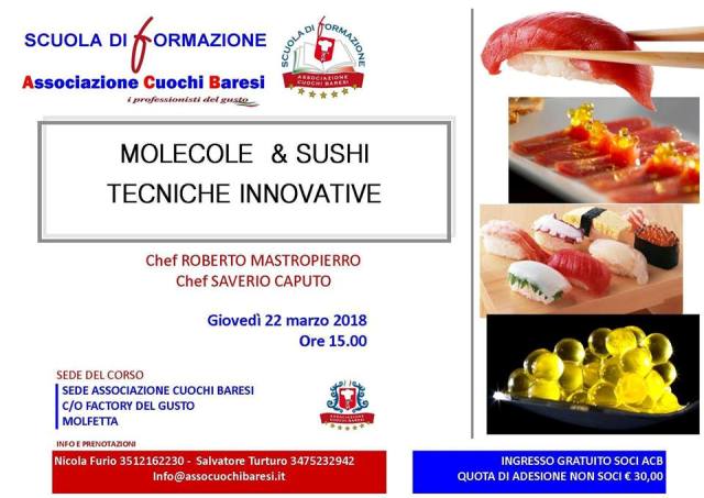 Molecole & Sushi Tecniche innovative