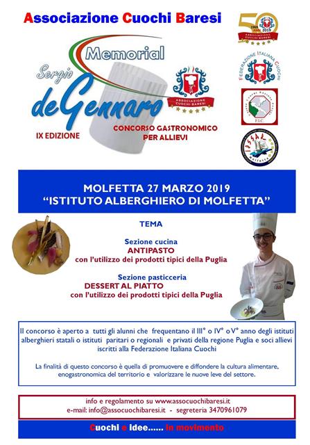 IX edizione Memorial Sergio de Gennaro 