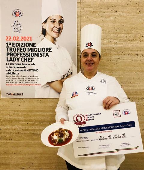 TROFEO MIGLIORE PROFESSIONISTA LADY CHEF SELEZIONE PROVINCIALE